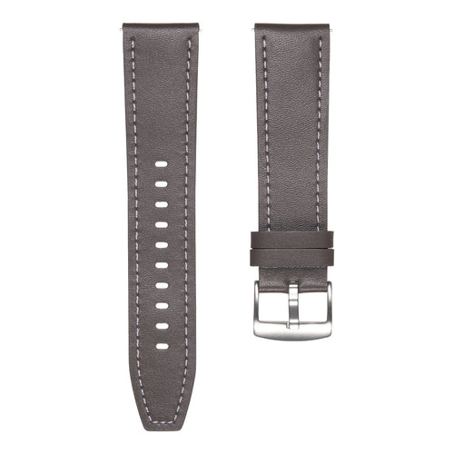OnePlus Watch 3 'One Push' Leder-Armband (grau)