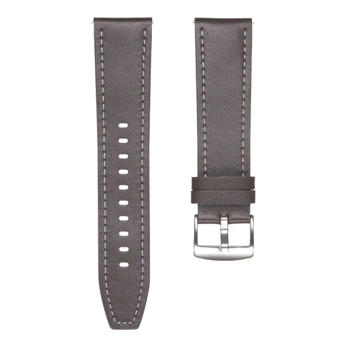 Suunto Race 2 'One Push' Leather Strap (Grey)