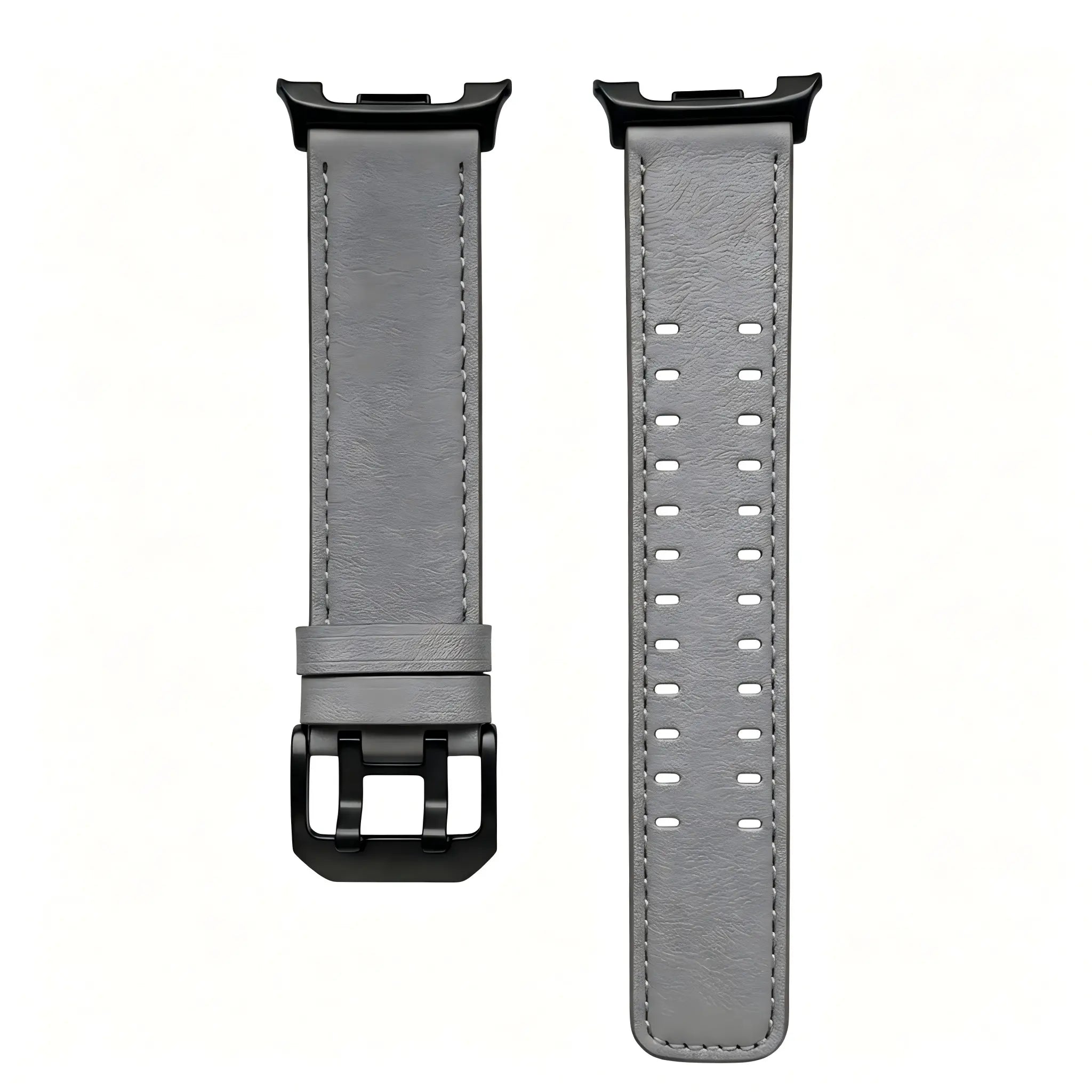 Samsung Galaxy Watch 8 - 40mm Doppelnadel-Lederarmband (Grau)