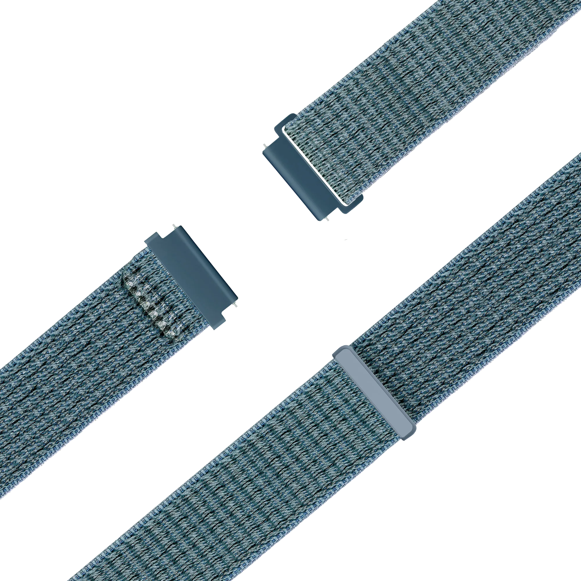 Bandz Garmin Vivomove 3s Nylon Loop Armband (Grün-Grau)