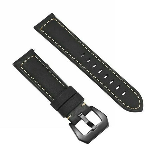 Fossil Gen 4 Explorist (HR) Leather Strap (Black)