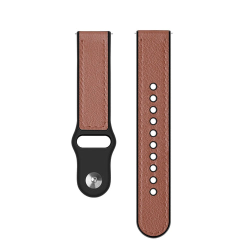 OnePlus Watch 3 Leder Hybrid-Armband (Hellbraun)