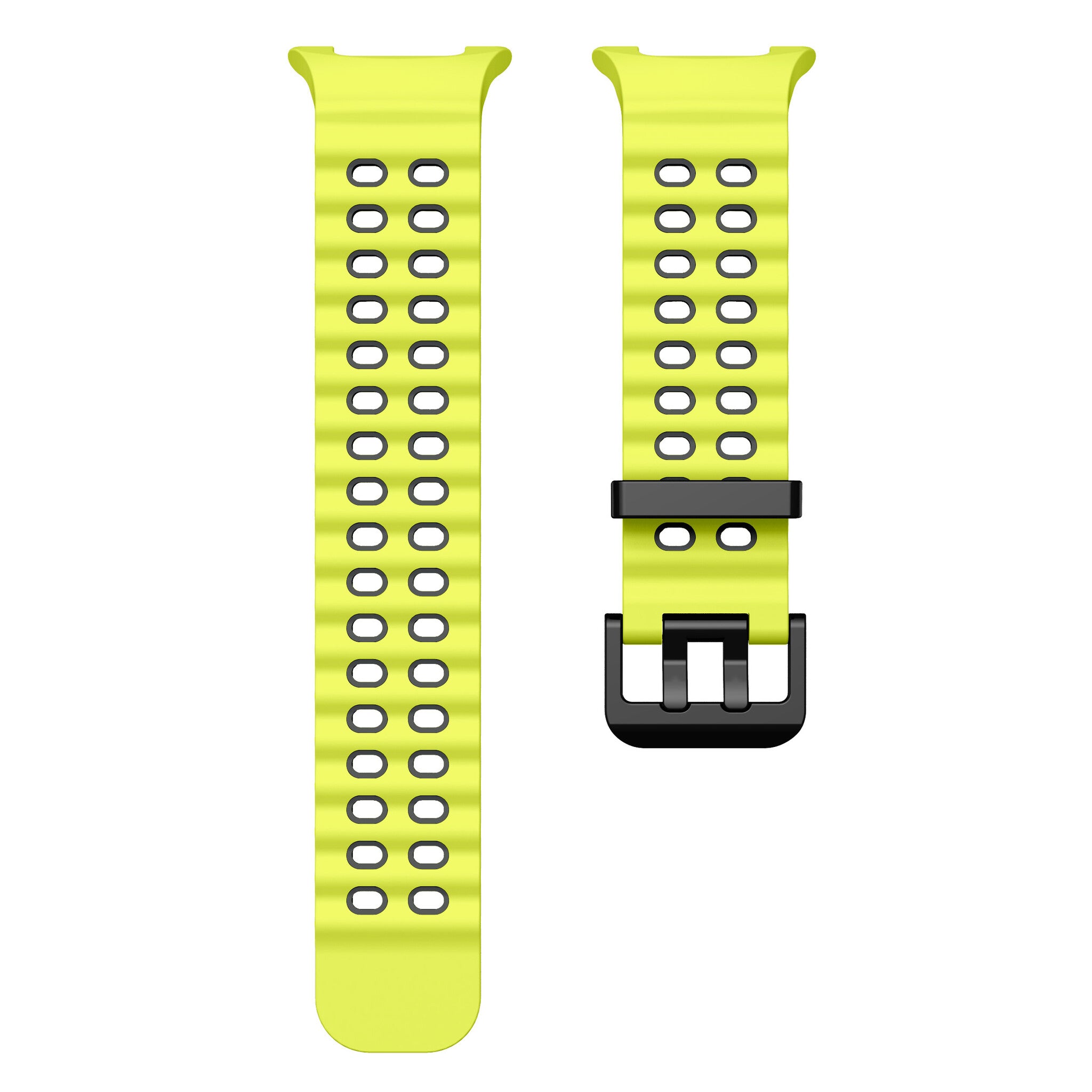 Samsung Galaxy Watch 9 - 44mm Ocean Armband (Limette/Dunkelgrau)