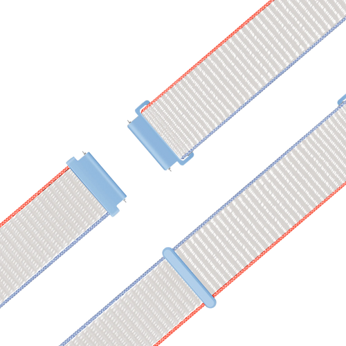 Bandz Garmin Venu 3s Nylon Loop Armband (Milk White)