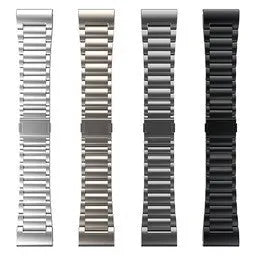 Magnetic Titanium Strap, laid flat, separate parts, direct top view