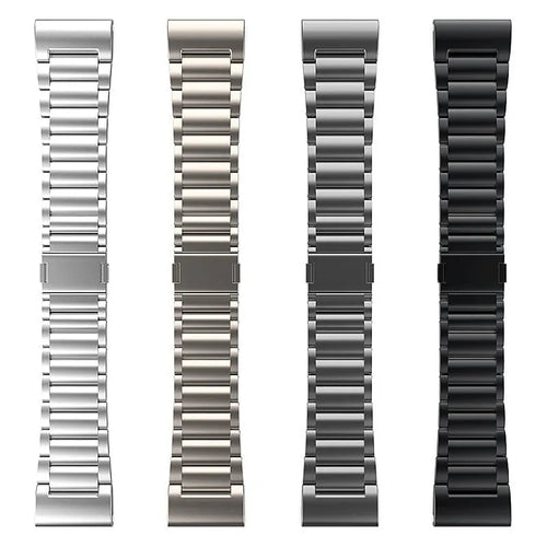 Magnetic Titanium Strap, black, laid flat, separate parts, direct top view