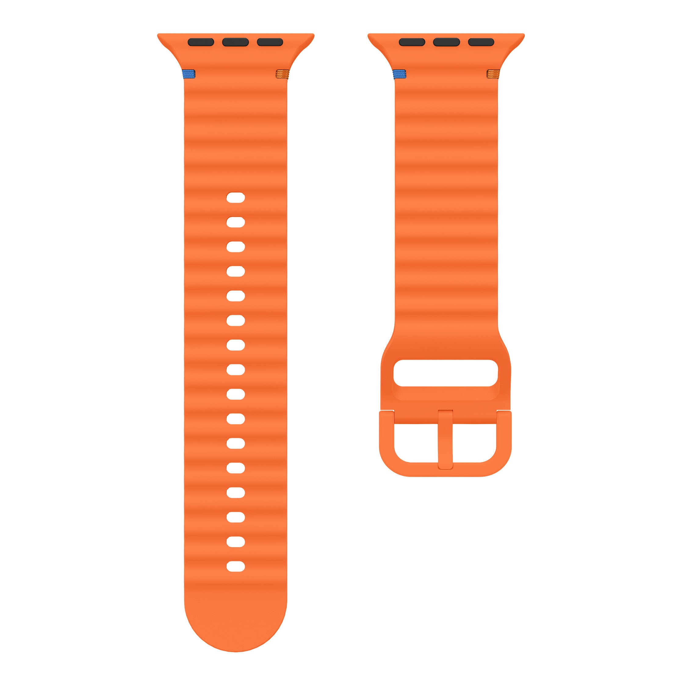 Apple Watch Ultra Wave Silicone Strap (Orange)