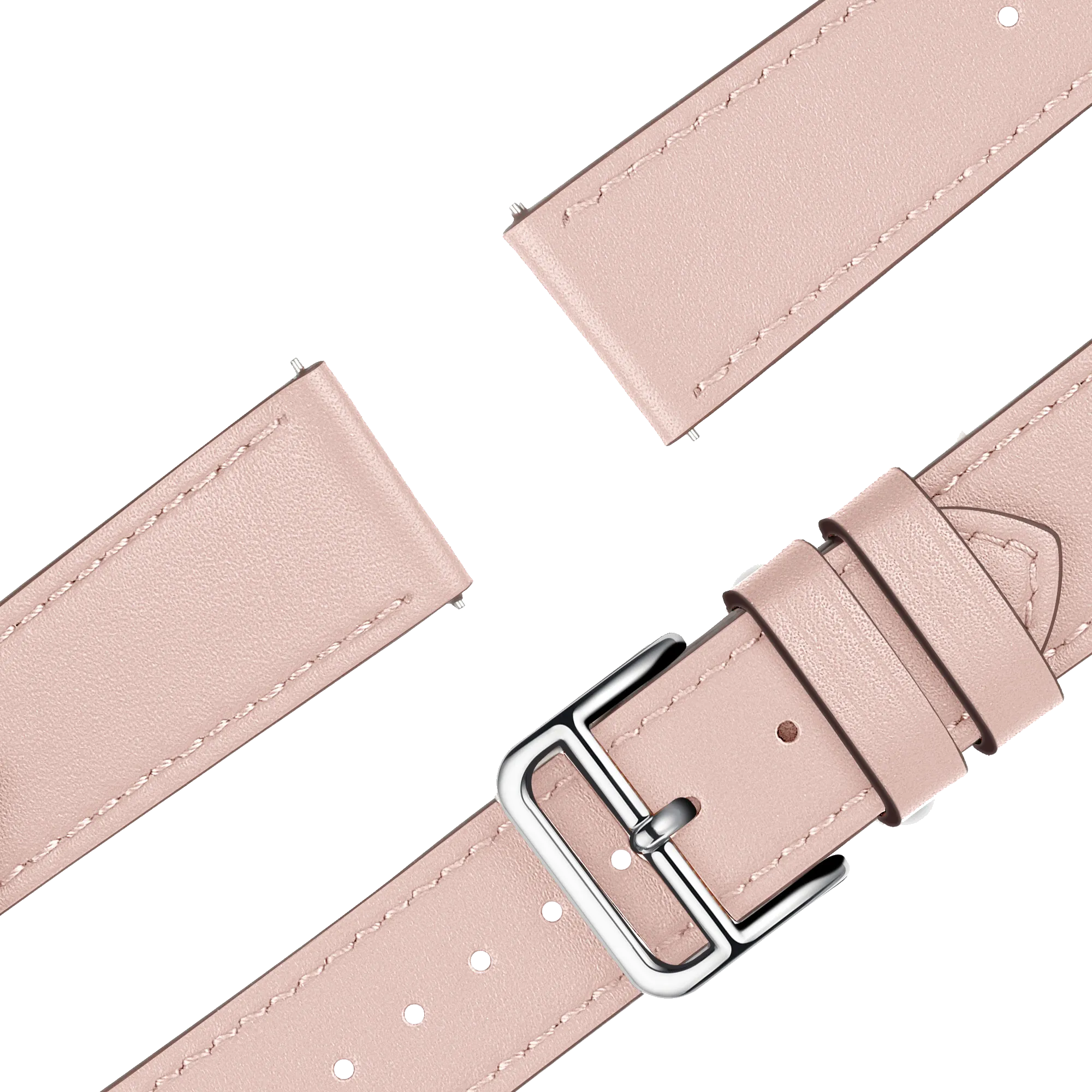 Bandz Garmin Venu 4 - 41mm Leather Strap 'Deluxe' (Pink)