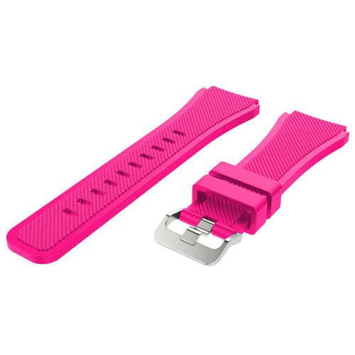 Amazfit GTR 4 Twill Silicone Strap (Bright Pink)