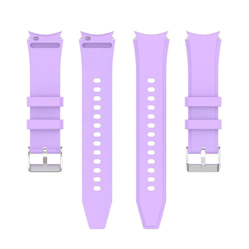Silicone Strap 'Perfect Fit', laid flat, separate parts, direct top view