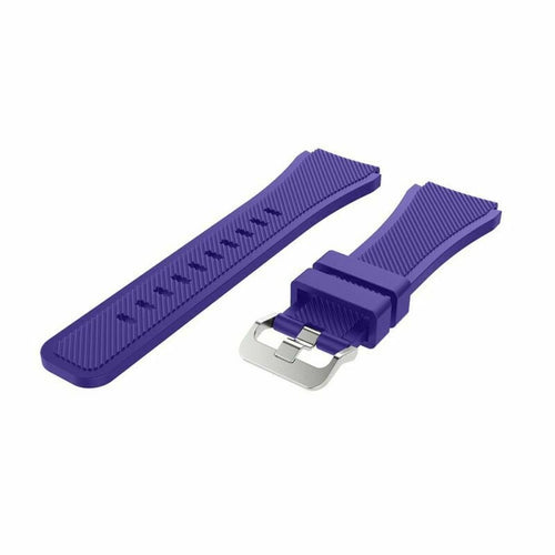 Withings Steel HR - 40mm Twill Silicone Strap (Purple)