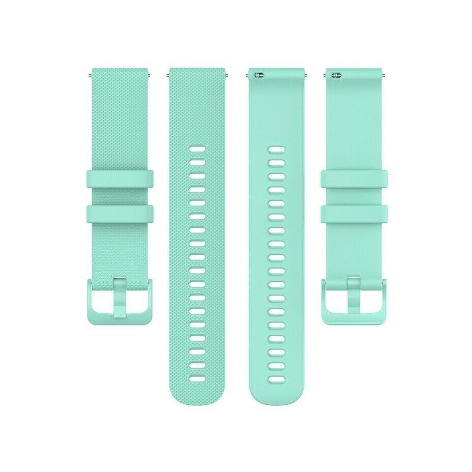 Uhrenarmband luxus Silikon 20mm - Schnellverschluss (Aqua)