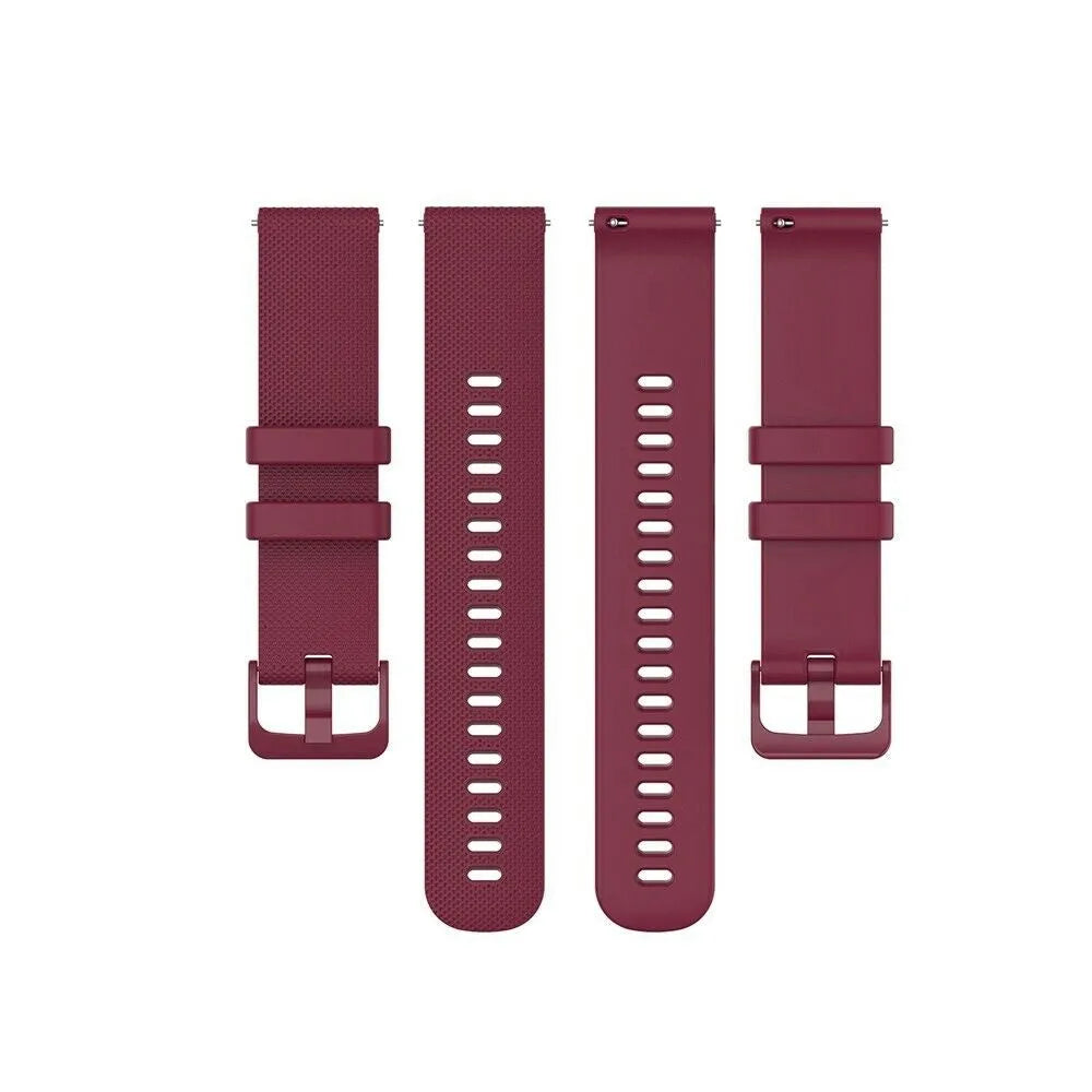 Coros Pace 4 Premium Silicone Strap (Wine Red)