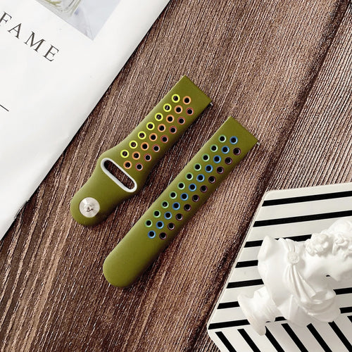 ICE Smart TKS Rectangular 1.41 Sport Strap (Army Green/Colourful)