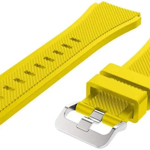 Coros Pace 2 Twill Silicone Strap (Yellow)
