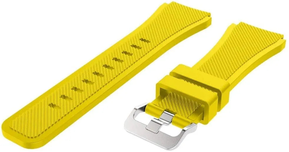Coros Pace 2 Twill Silikonarmband (Gelb)
