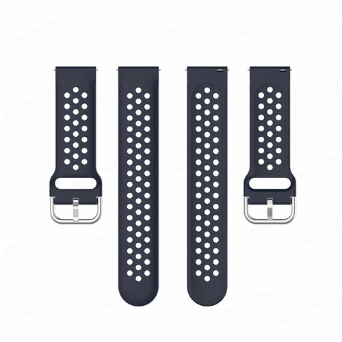 ICE Smart TKS Rectangular 1.41 Breathable Silicone Strap (Dark Blue)
