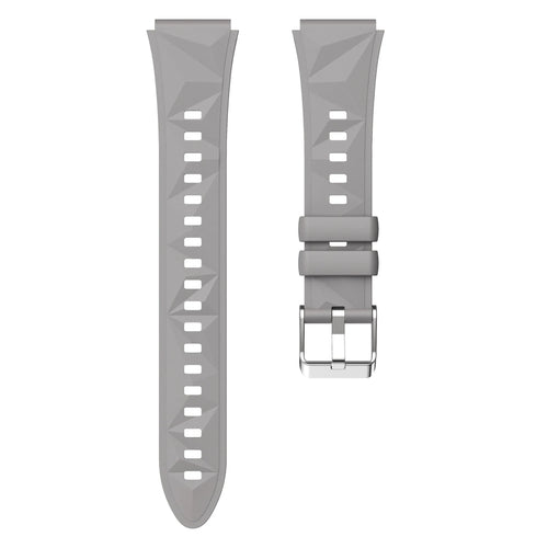 OnePlus Watch 3 - 43mm Premium Silikonarmband (Dunkel Grau)