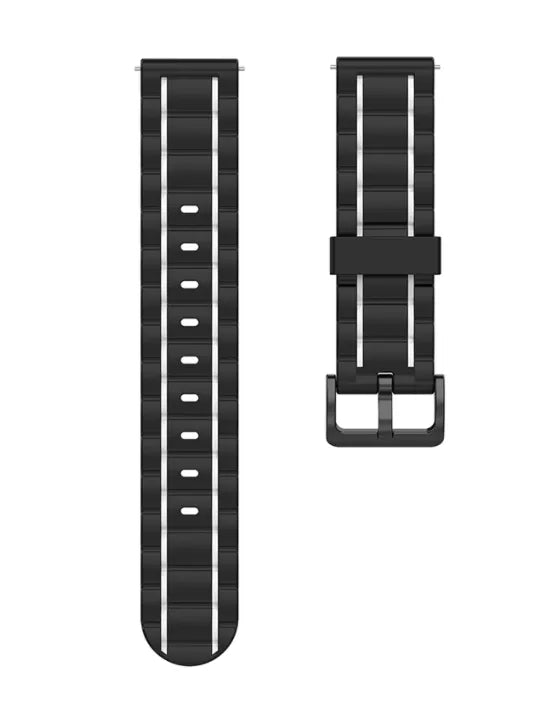 Amazfit Bip U (Pro) Schnalle Sportarmband (Schwarz/Weiß)