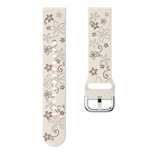 ICE Smart ST 2.0 Round 1.20 Flower Silikonarmband (Polarstern/Beige)