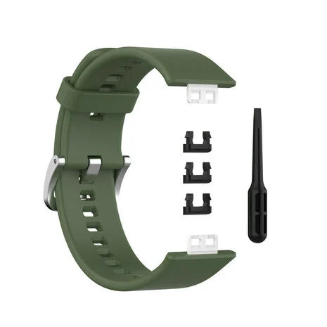 Huawei Watch Fit SE Silikonarmband (Dunkelgrün)