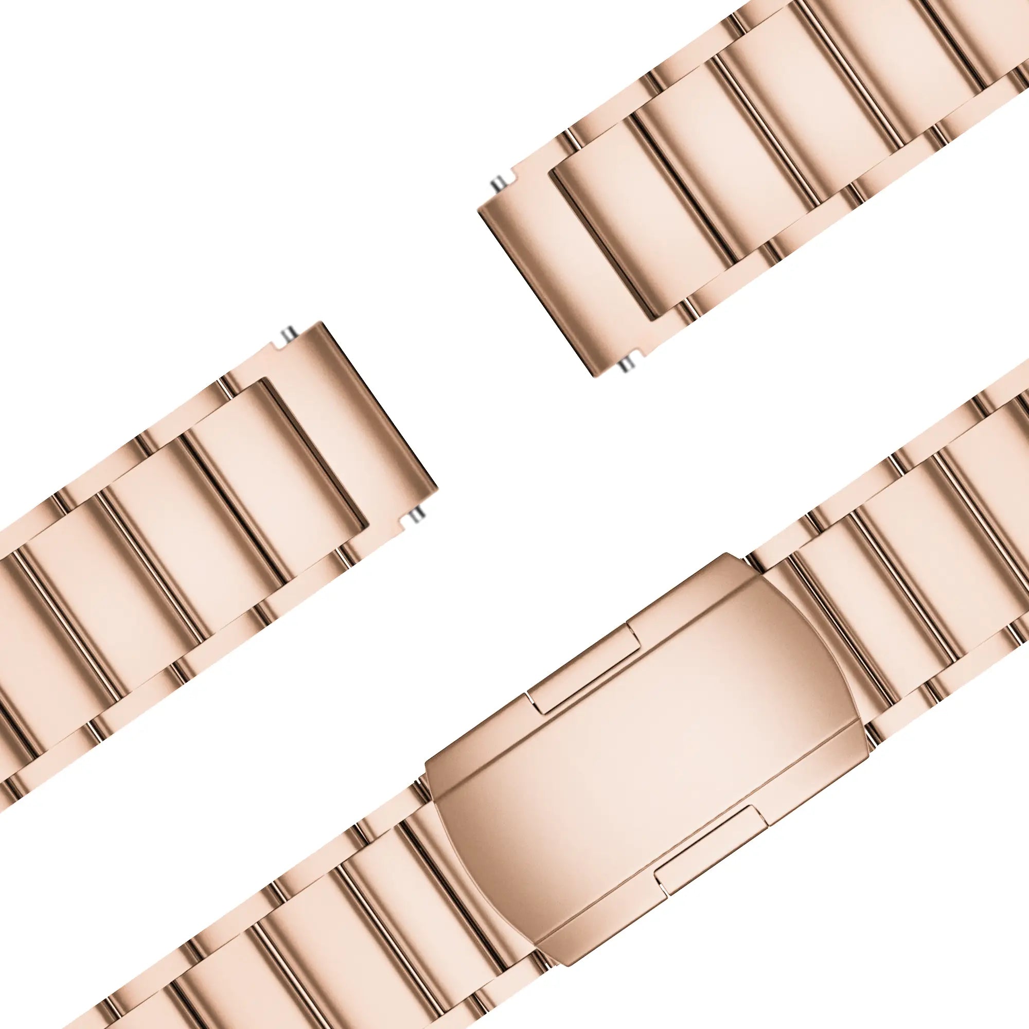 Bandz Garmin Forerunner 265s Titan-Gliederarmband (Roségold)