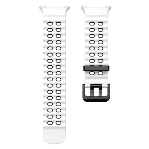 Samsung Galaxy Watch 8 Classic Ocean Armband ( Weiß/Schwarz)