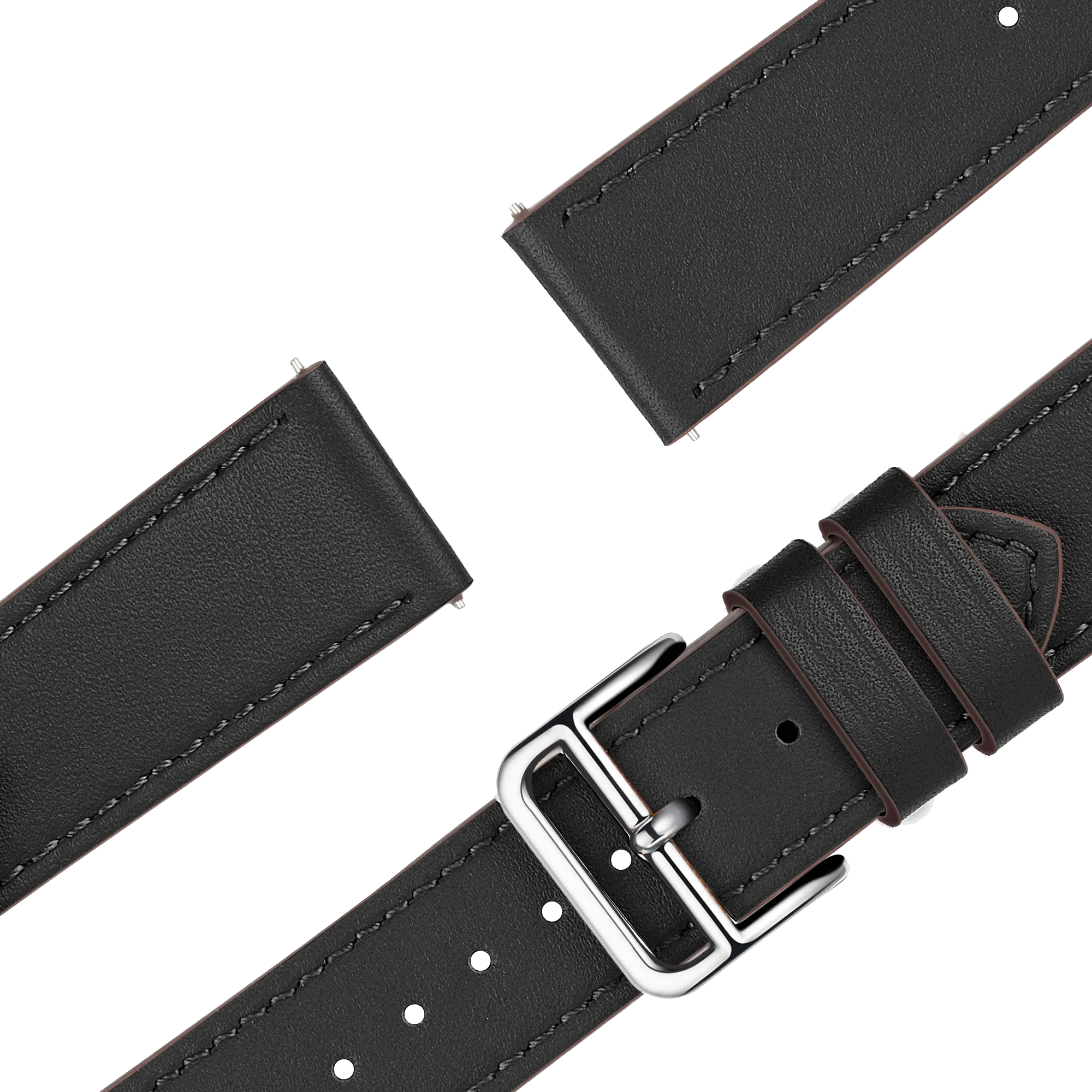 Bandz Garmin Venu 3s Leather Strap 'Deluxe' (Black)