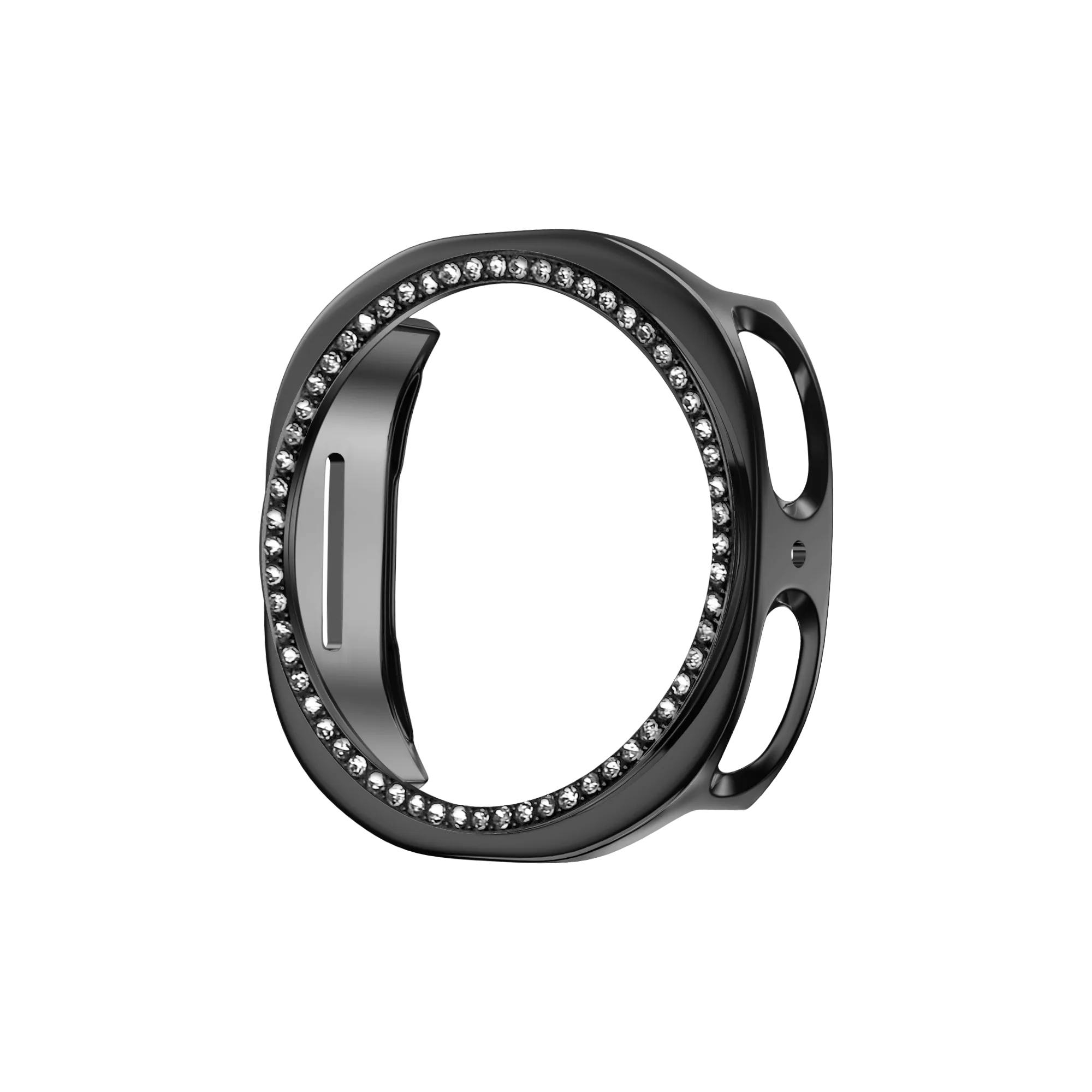 Bandz Samsung Galaxy Watch 8 - 40mm Diamant PC Hülle (Schwarz)