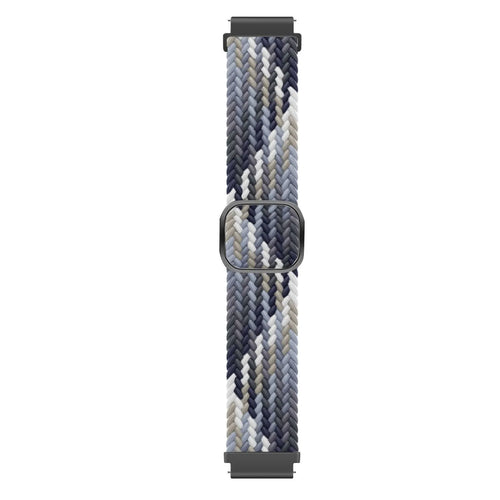 Nylon Adjustable Braided Strap, laid flat, joined, direct top view