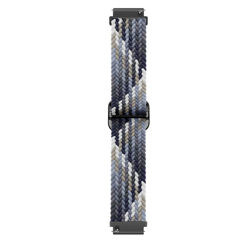 Amazfit GTR Mini Verstellbares Geflochtenes Armband (Schwarz/Weiß)