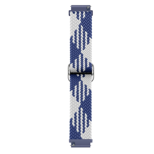ICE Smart TKS Rectangular 1.41 Verstellbar-Geflochtenes Armband (Blau/Weiß)
