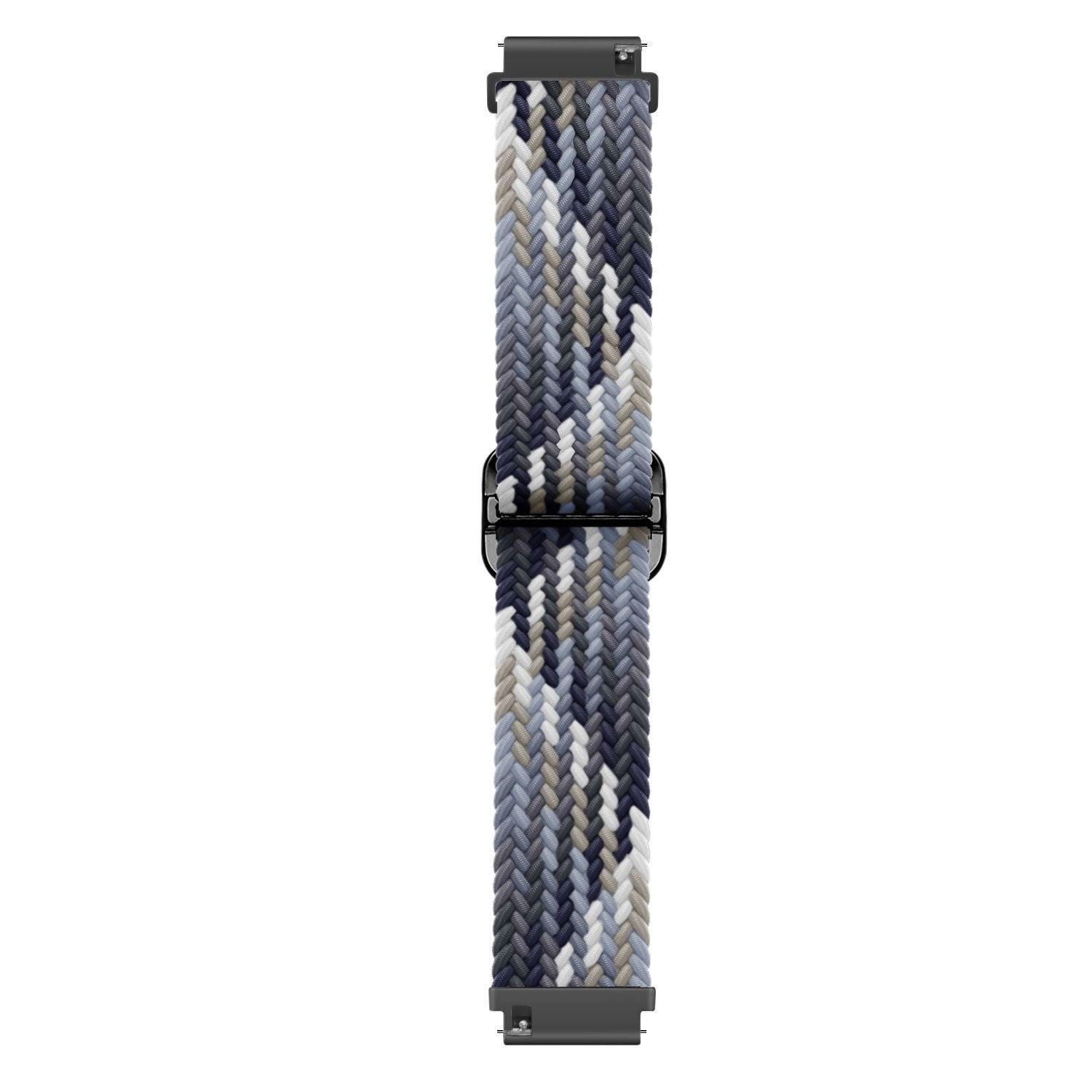Redmi Watch 5 Lite gewebtes Nylonarmband (Mandala Schwarz)