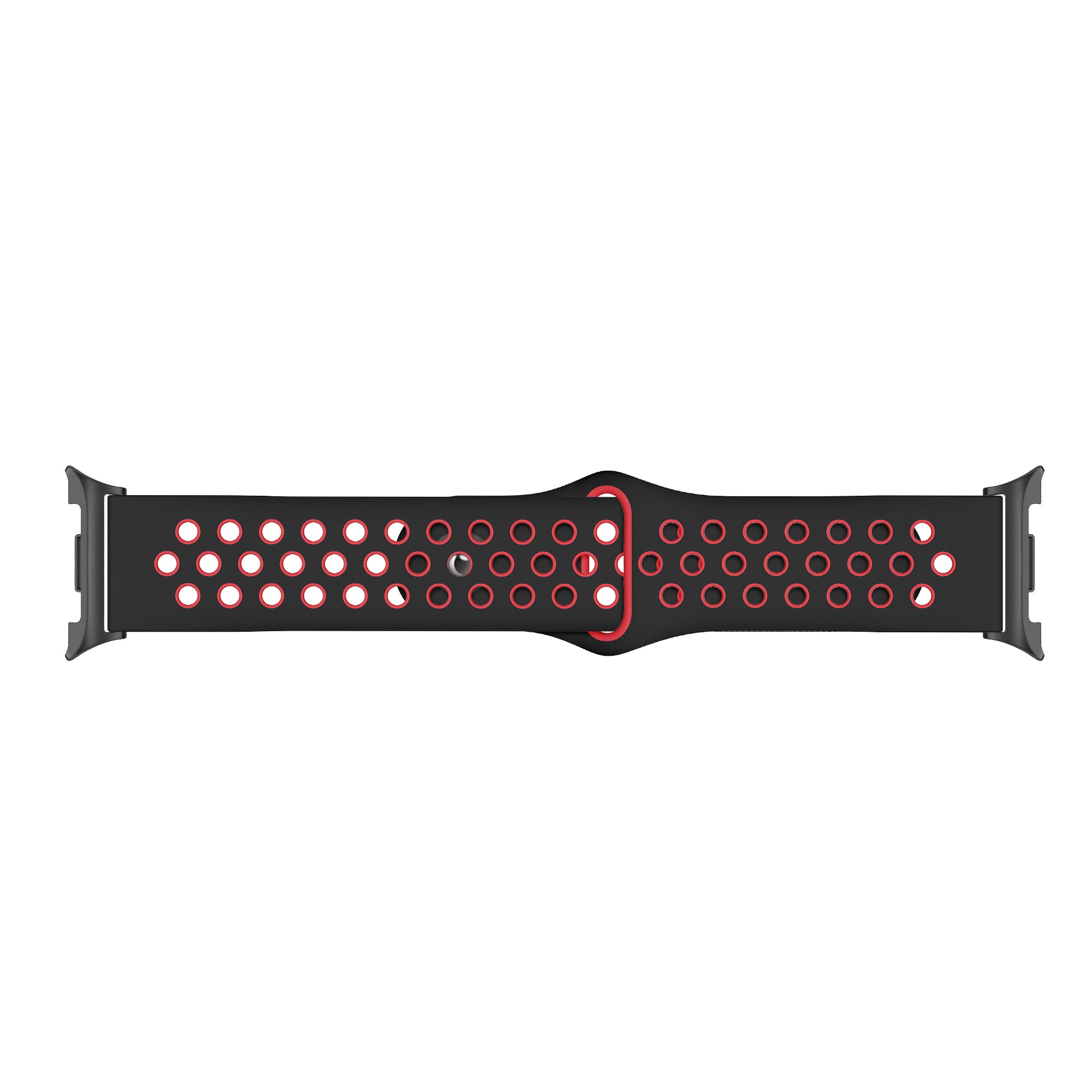 Samsung Galaxy Watch 8 Classic Sportarmband (Schwarz/Rot)
