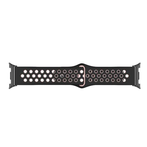 Samsung Galaxy Watch 8 - 40mm Sportarmband (Schwarz/Rosa)