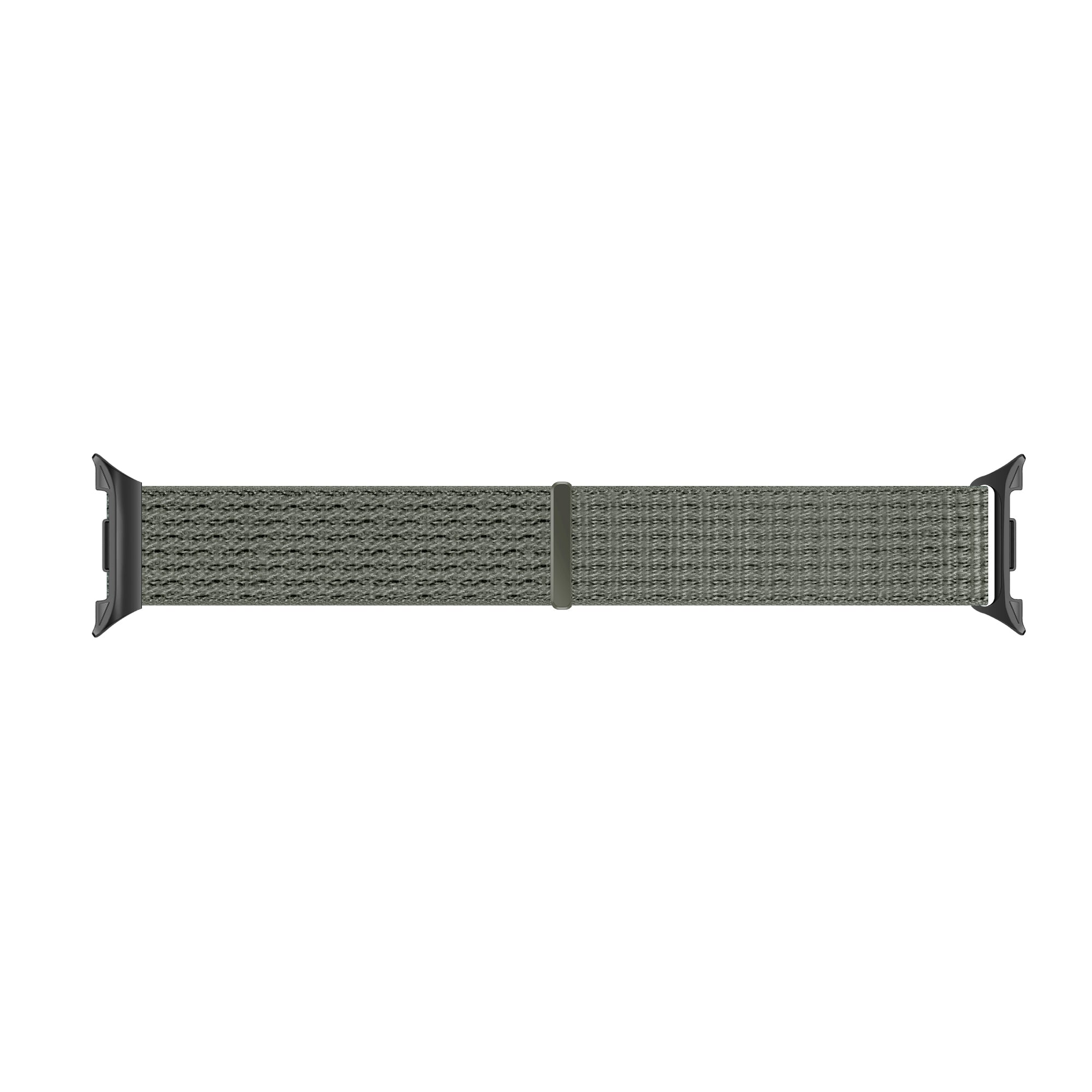 Samsung Galaxy Watch 8 - 44mm Nylonarmband (Grau-Grün)
