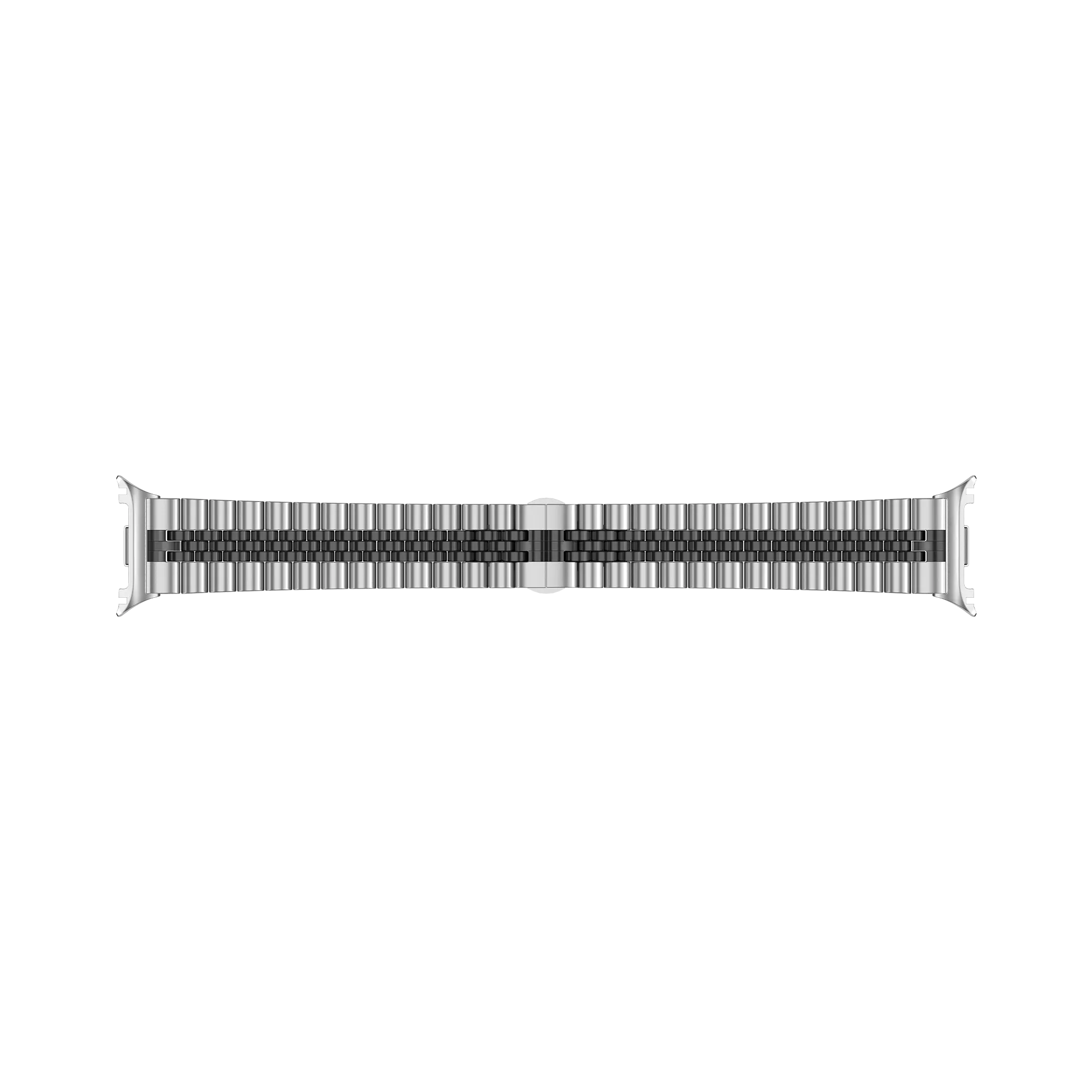 Samsung Galaxy Watch 8 Classic Jubilee Steel Strap (Silver/Black)