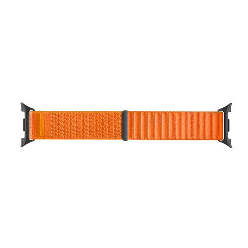 Samsung Galaxy Watch 8 - 40mm Wave Nylonarmband (Orange)