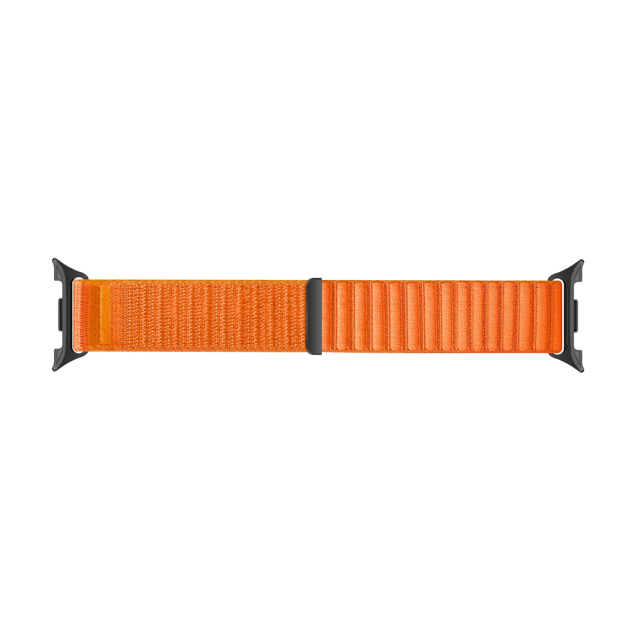 Samsung Galaxy Watch 9 - 44mm Wave Nylonarmband (Orange)