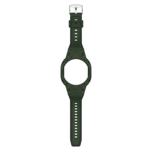 Samsung Galaxy Watch 8 - 44mm TPU Armband mit integrierter Hülle (Grün)