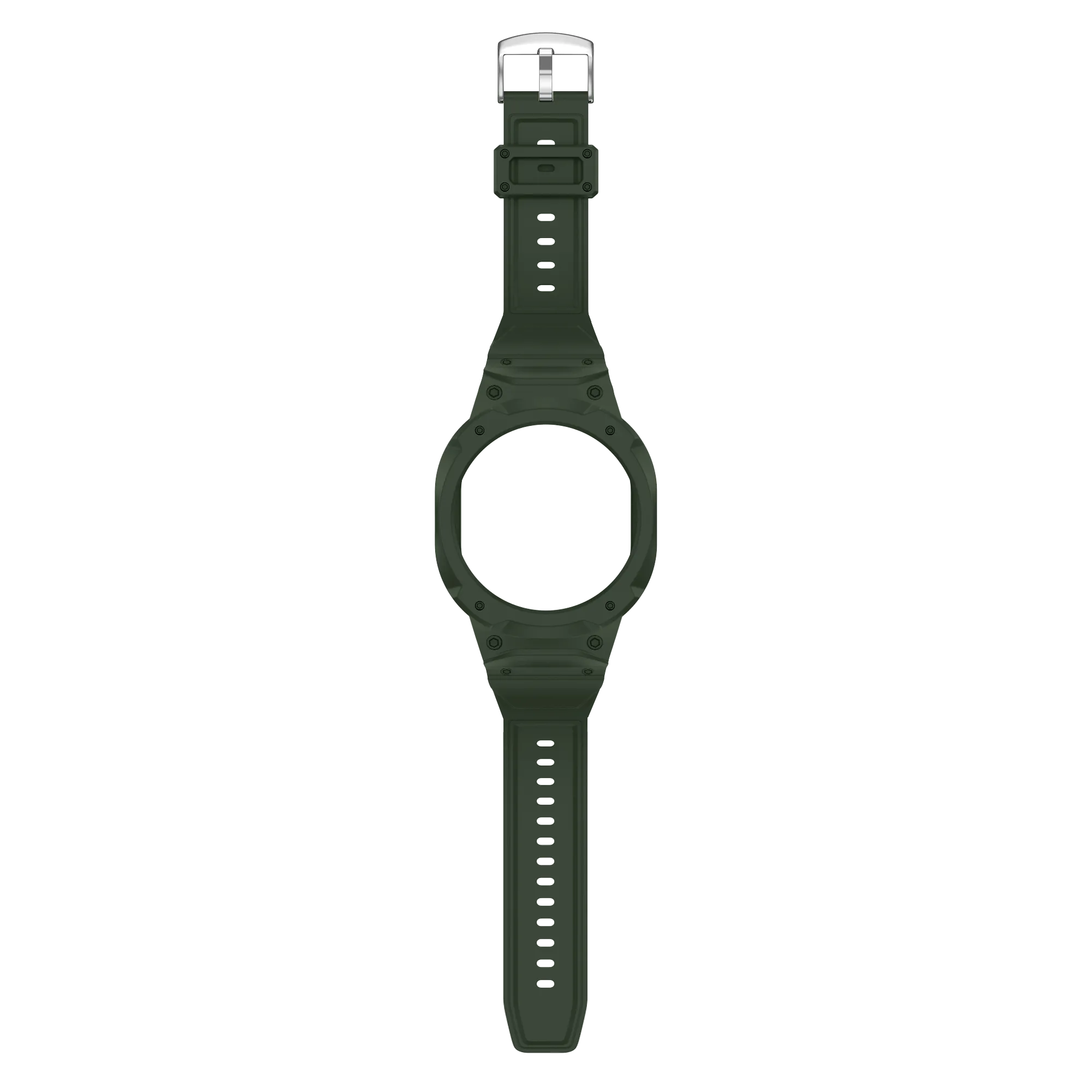 Samsung Galaxy Watch 8 - 44mm TPU Armband mit integrierter Hülle (Grün)