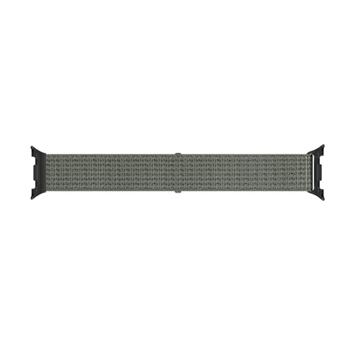Samsung Galaxy Watch 8 - 40mm Nylonarmband (Grau-Grün)