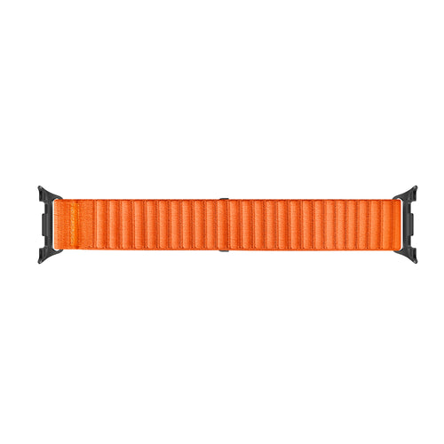 Samsung Galaxy Watch 8 - 40mm Wave Nylonarmband (Orange)