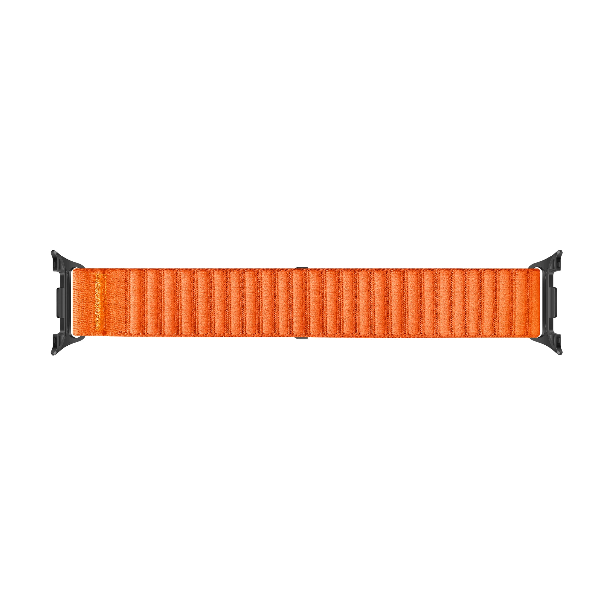 Samsung Galaxy Watch 9 - 44mm Wave Nylonarmband (Orange)