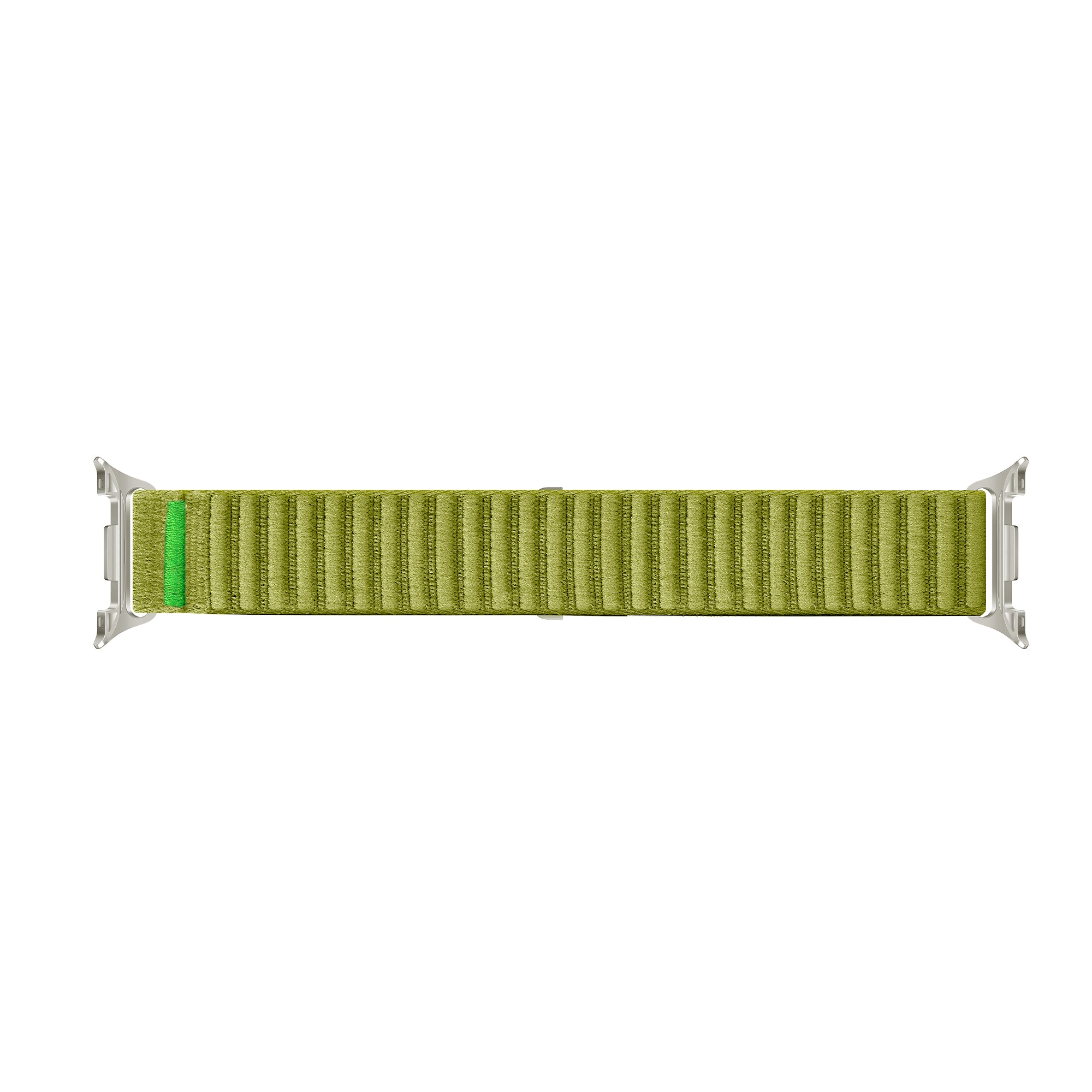 Samsung Galaxy Watch 8 - 44mm Wave Nylonarmband (Feldgrün)