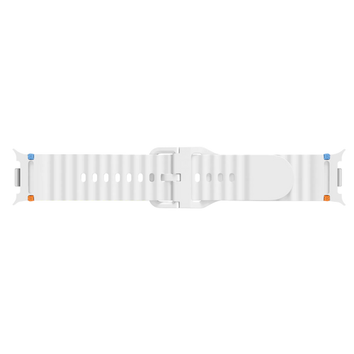 Samsung Galaxy Watch 8 Classic Wave Silicone Strap (White)