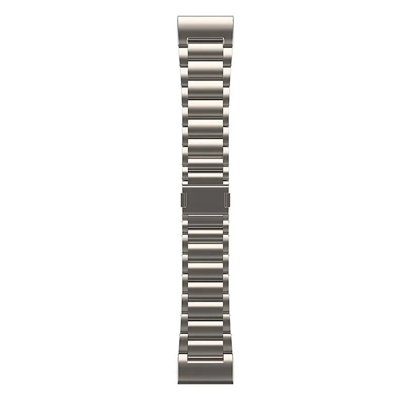 Magnetic Titanium Strap, laid flat, joined, direct top view