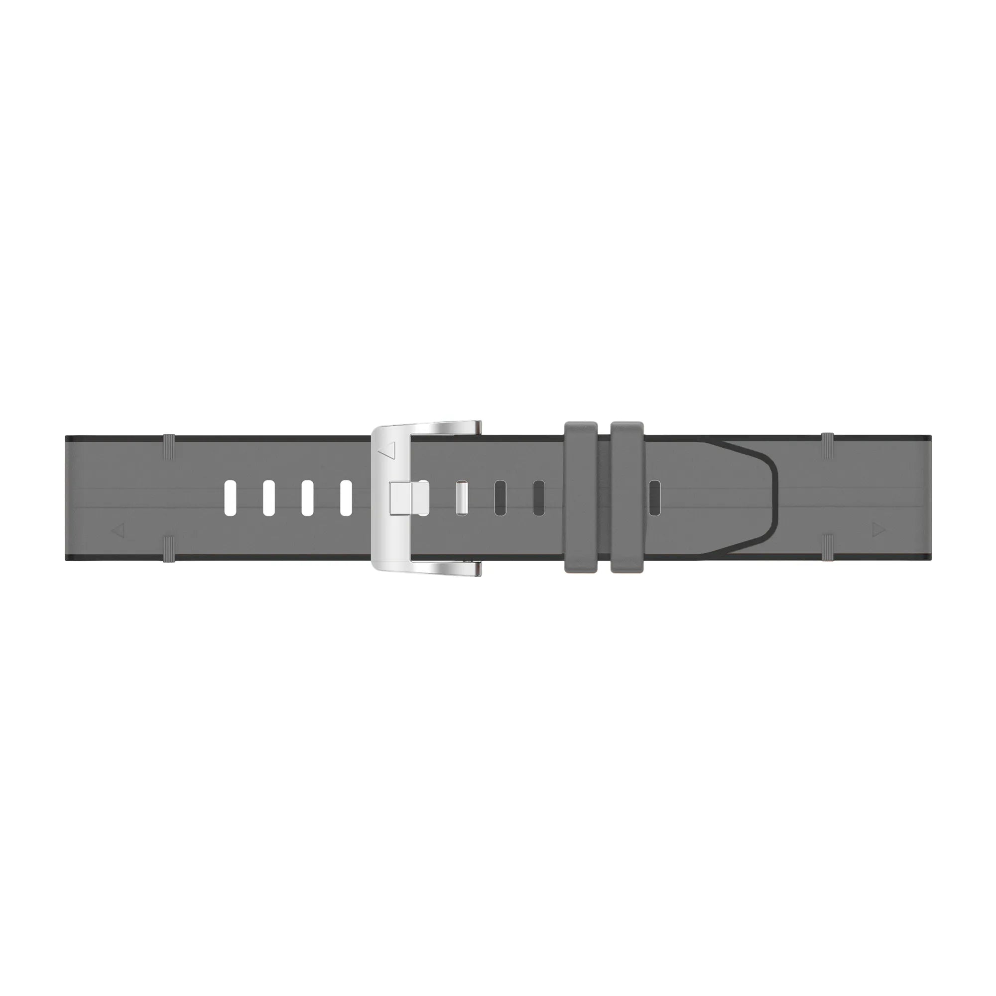 Garmin Quatix 5 / 6 / 7 Leather Hybrid Strap (Grey)