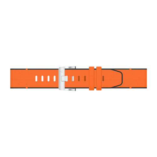 Garmin Fenix 3 Leather Hybrid Strap (Orange)