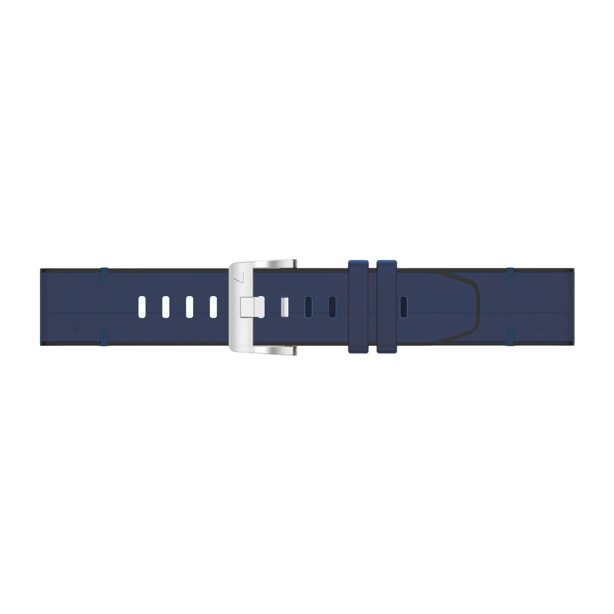 Garmin Quatix 5 / 6 / 7 Leather Hybrid Strap (Blue)